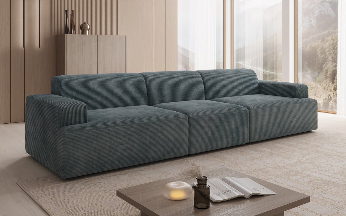 Designer Sofa Monza 3 Sitzer XXL in Cord