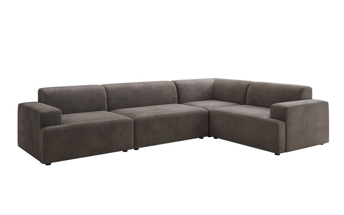 Designer Sofa Monza Wohnlandschaft L in Samt