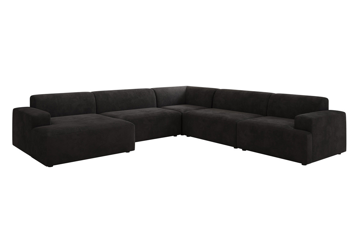 Designer Sofa Monza Wohnlandschaft U XXL in Cord