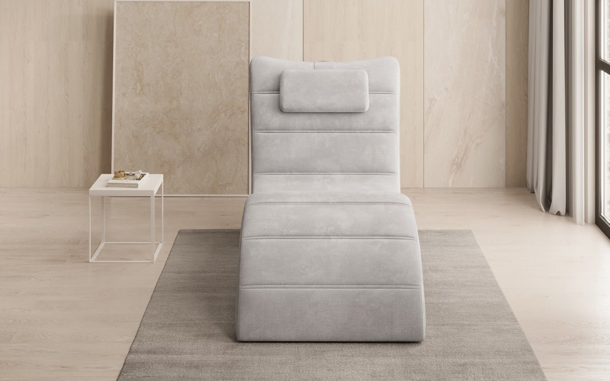 Designer Relax-Liege Leon in Samt