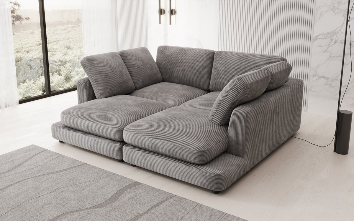 Designer Lounge-Sofa Thalessa in Cord
