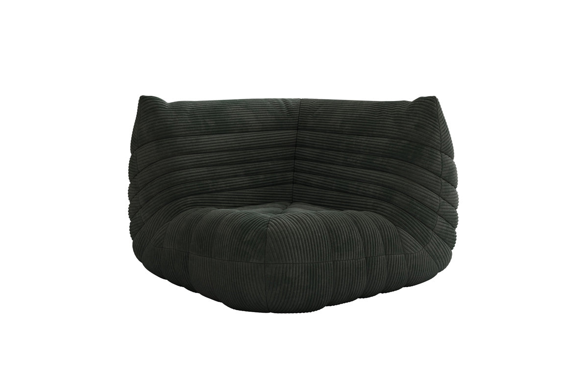 Designer Eckmodul Sofa-Sessel Calmo in Cord