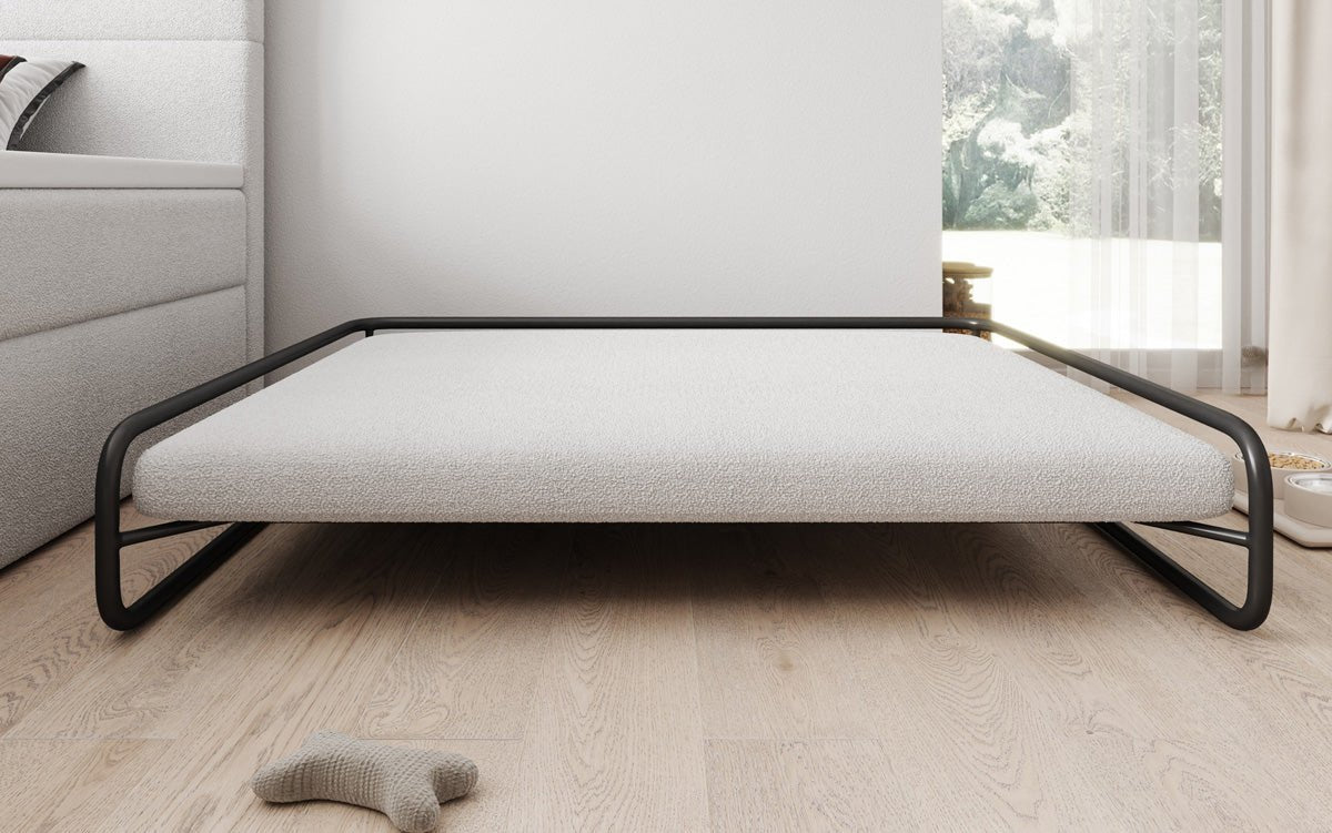 Hundebett Arlo 100×120 cm in Bouclé