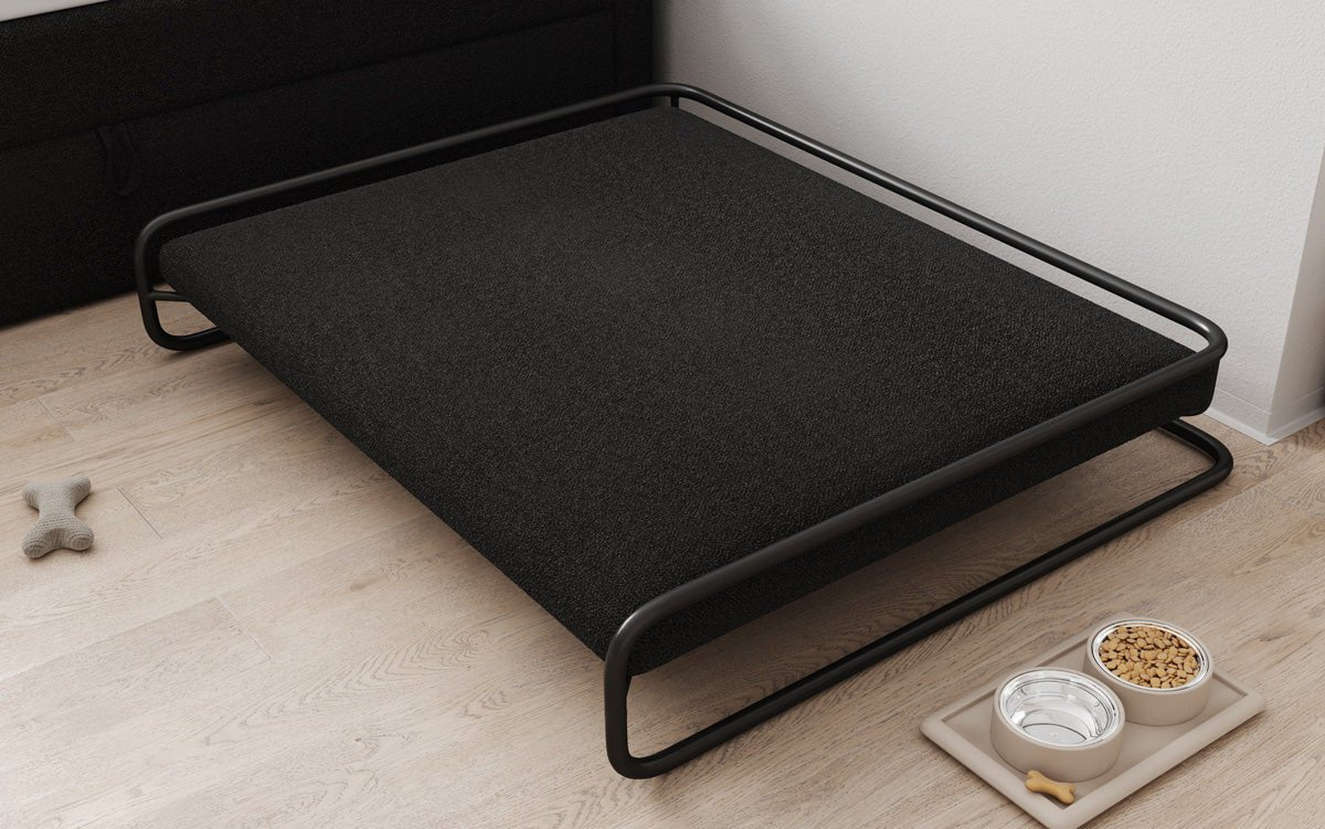 Hundebett Arlo 100×120 cm in Bouclé