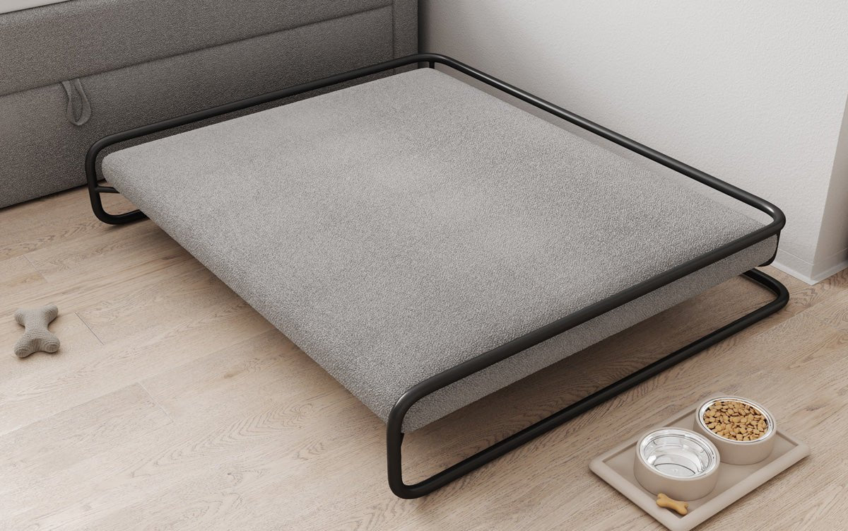 Hundebett Arlo 100×120 cm in Bouclé