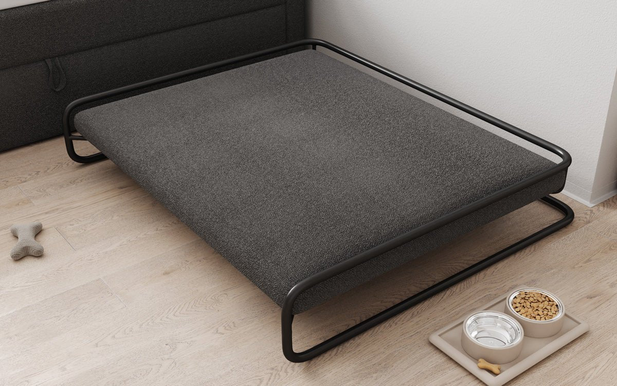 Hundebett Arlo 100×120 cm in Bouclé