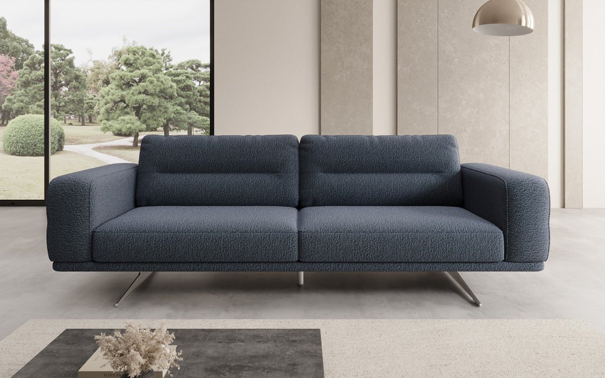 Designer Sofa Torino 3 Sitzer in Bouclé