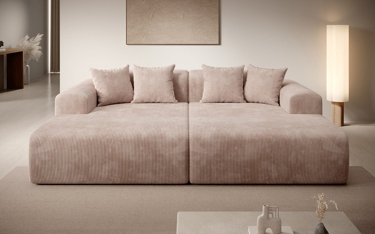 Designer Lounge-Sofa Shelly in Cord