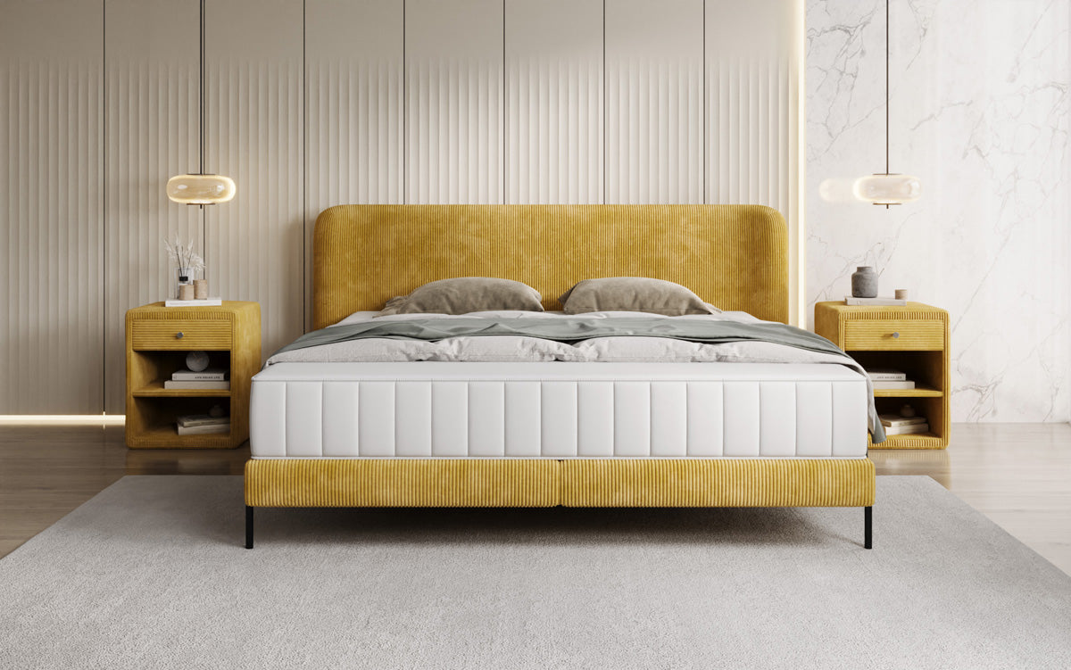 Designer Polsterbett Enna in Cord