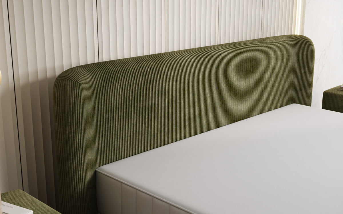 Designer Polsterbett Enna in Cord
