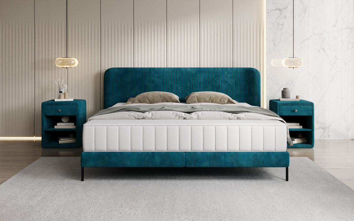 Designer Polsterbett Enna in Cord