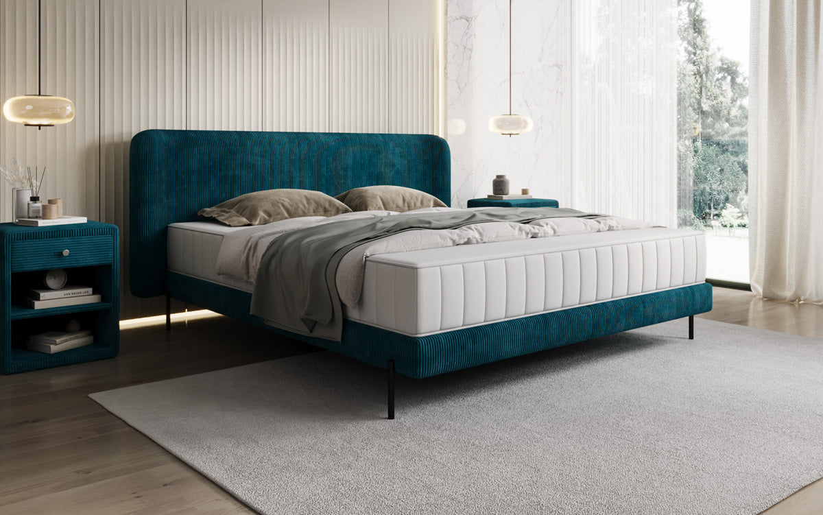 Designer Polsterbett Enna in Cord