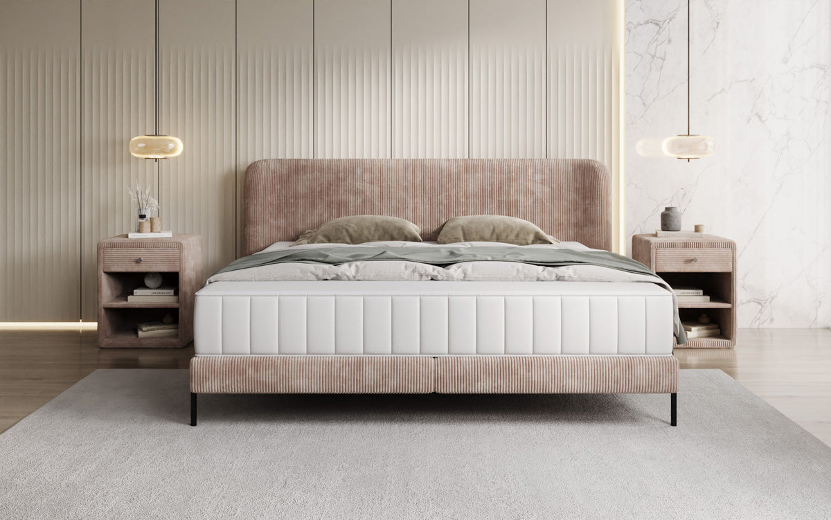 Designer Polsterbett Enna in Cord