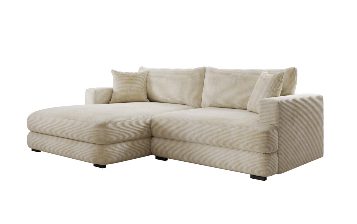 Designer Ecksofa Lima in Cord