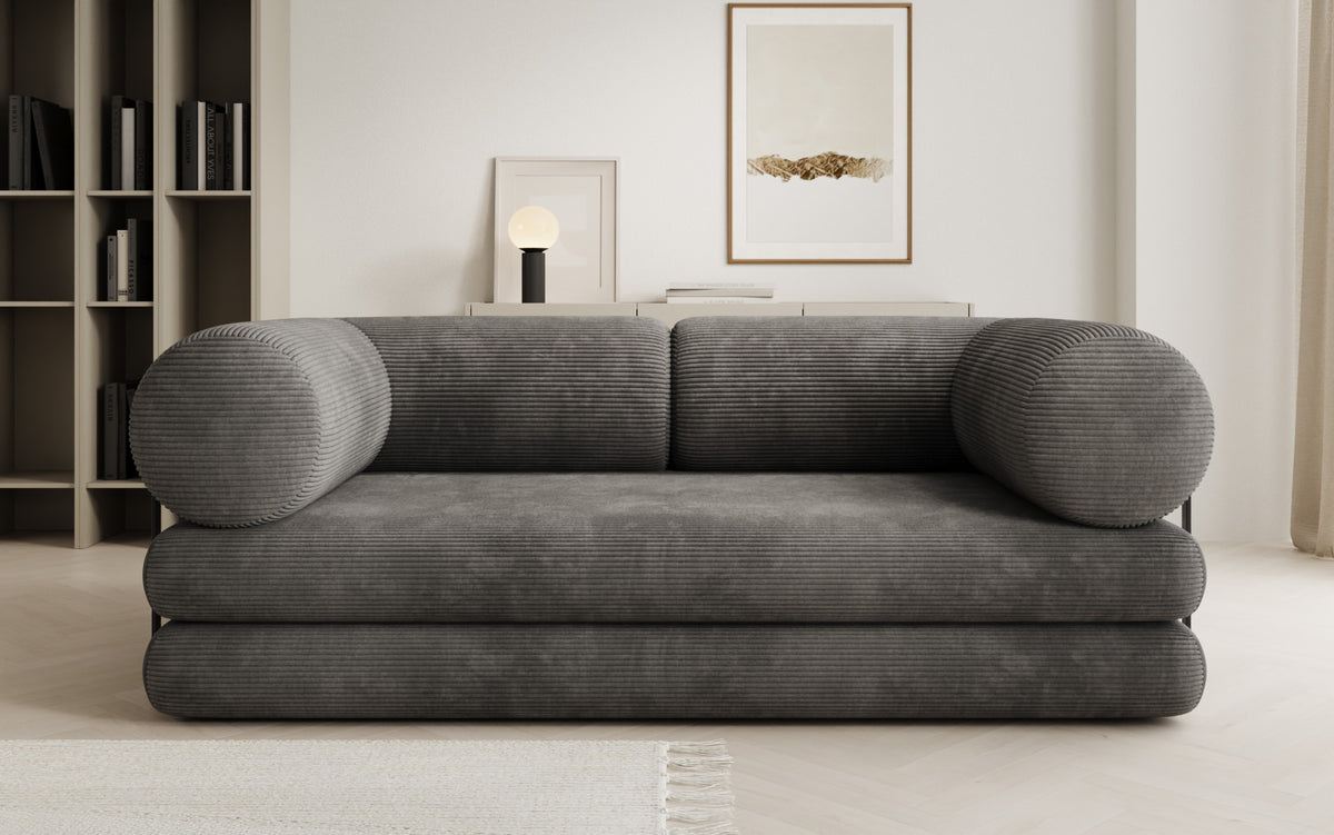 Designer Sofa Lazy Tube 3 Sitzer in Cord