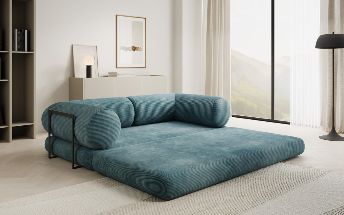 Designer Sofa Lazy Tube 3 Sitzer in Cord