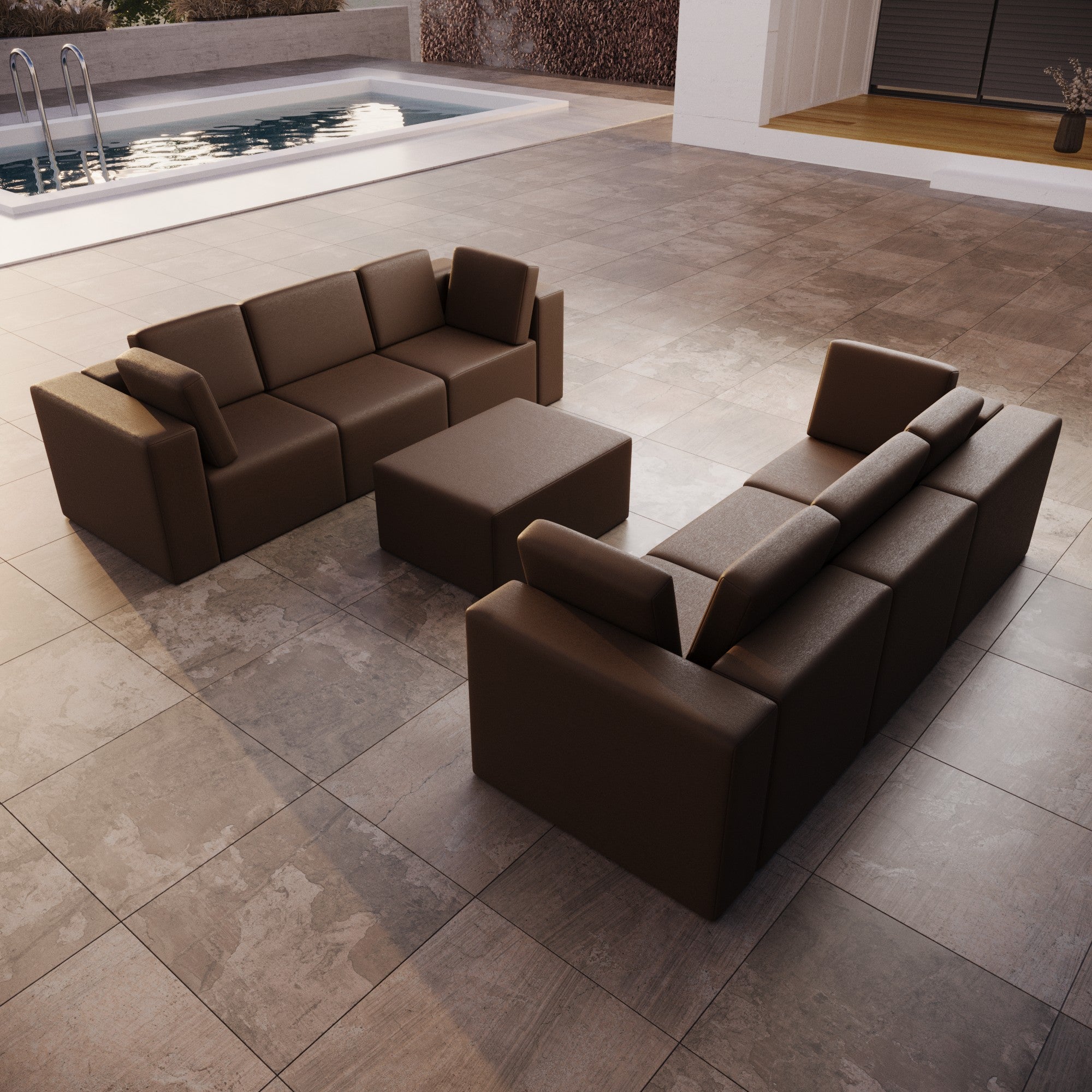 Housse pour ensemble de canapé de jardin Eden
