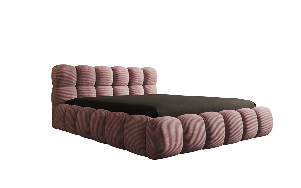 Designer Polsterbett Boston Cord mit Stauraum