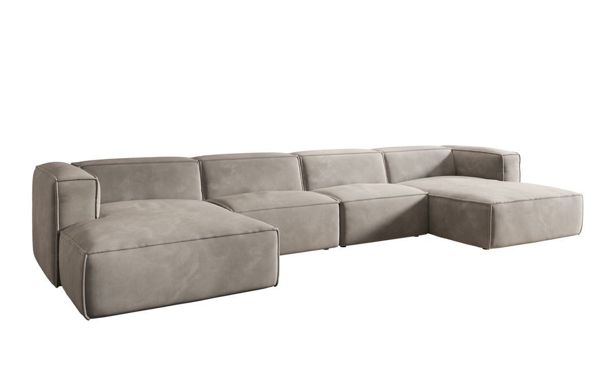 Designer Sofa Comfy U in Samt