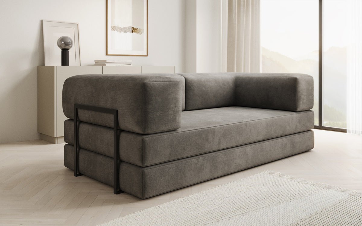 Canapé design Lazy 3 places en Velours