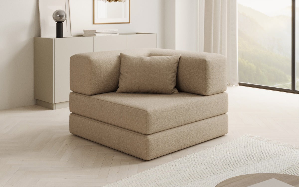 Extra hoes voor Sofa Lazy in Bouclé