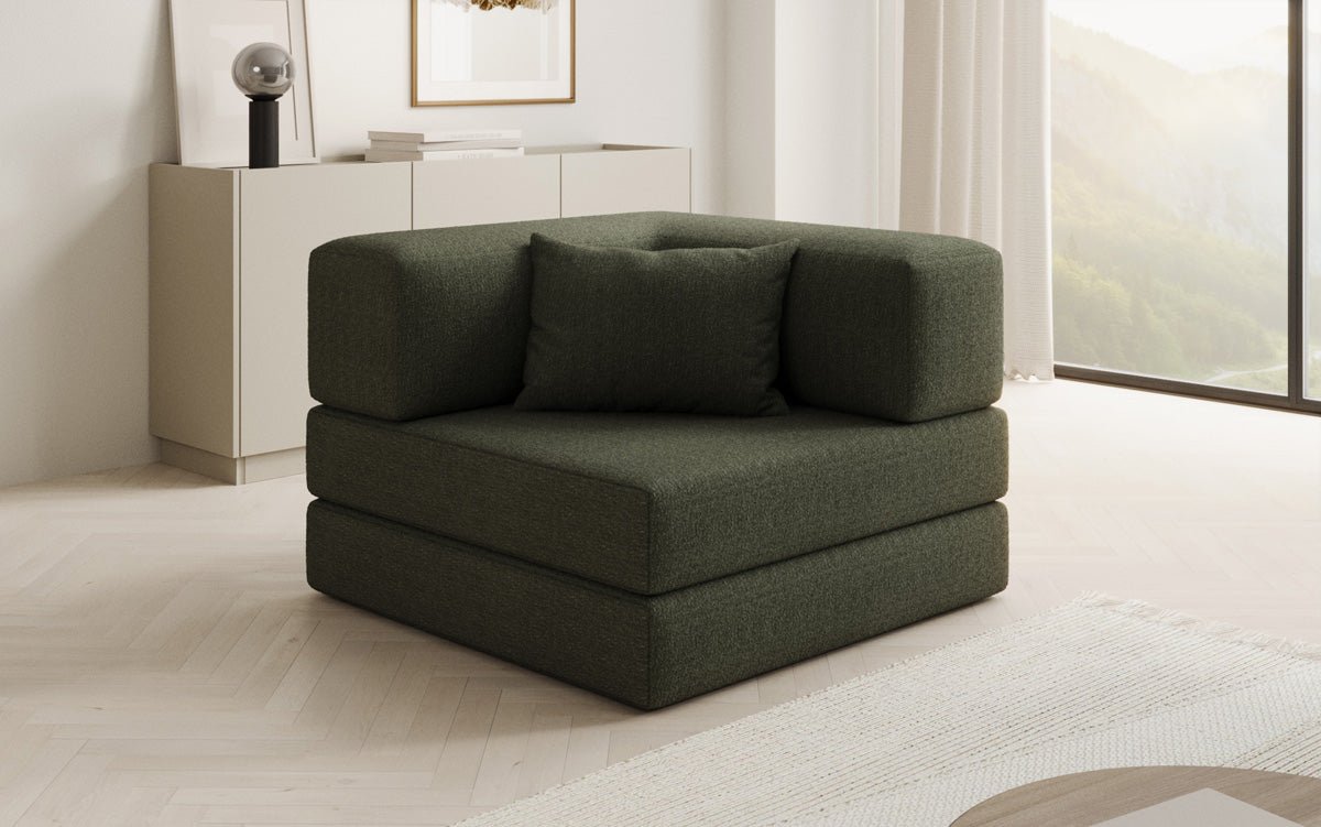 Extra hoes voor Sofa Lazy in Bouclé