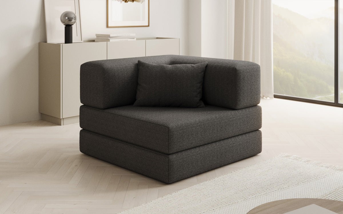 Extra hoes voor Sofa Lazy in Bouclé