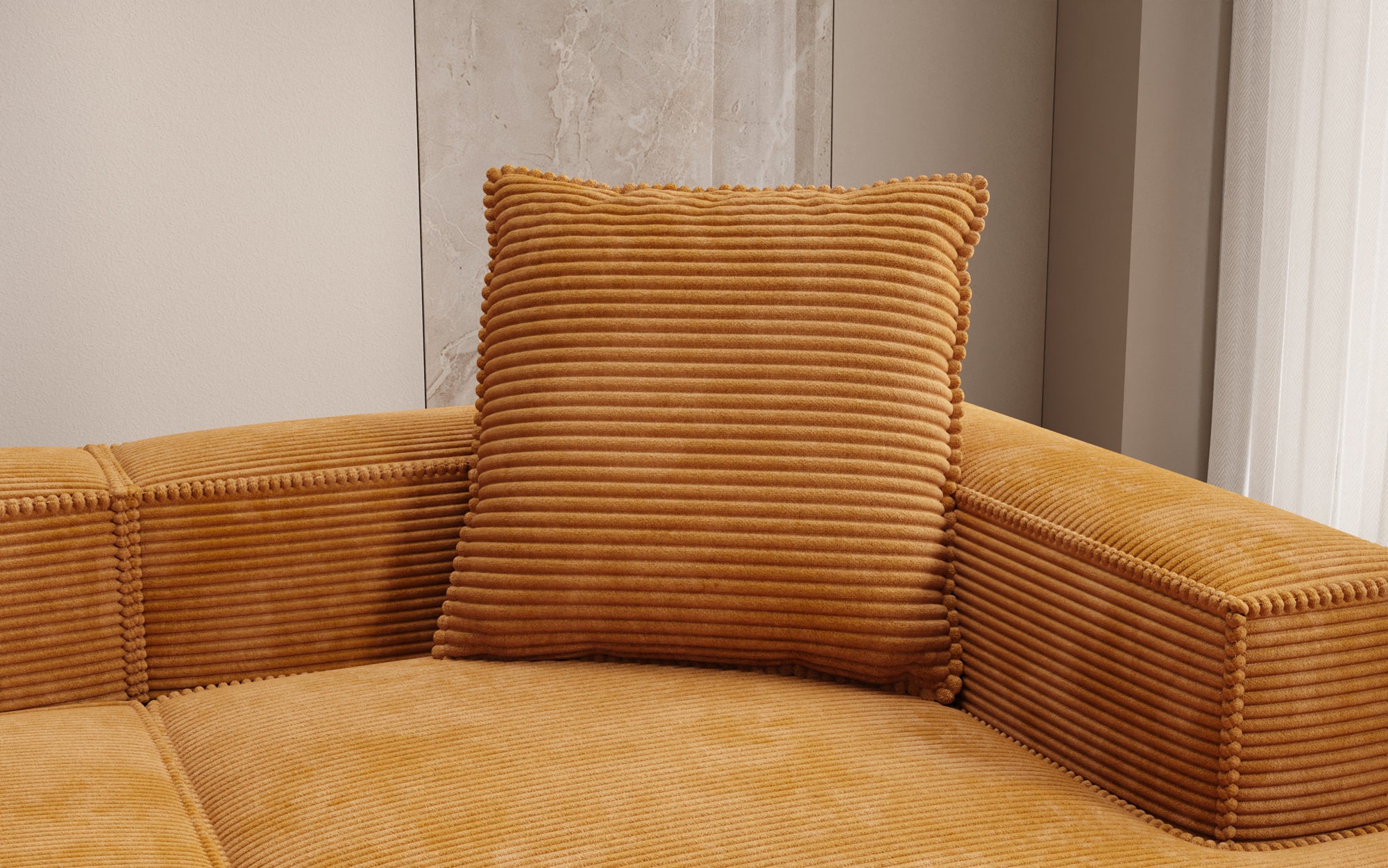 Zierkissen Lesley 60x60 in Cord