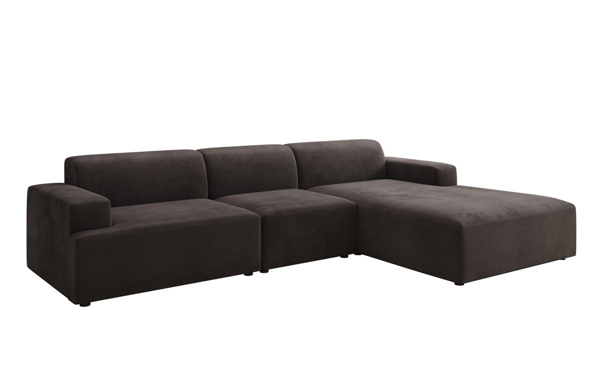 Designer Sofa Monza L Maxi in Samt