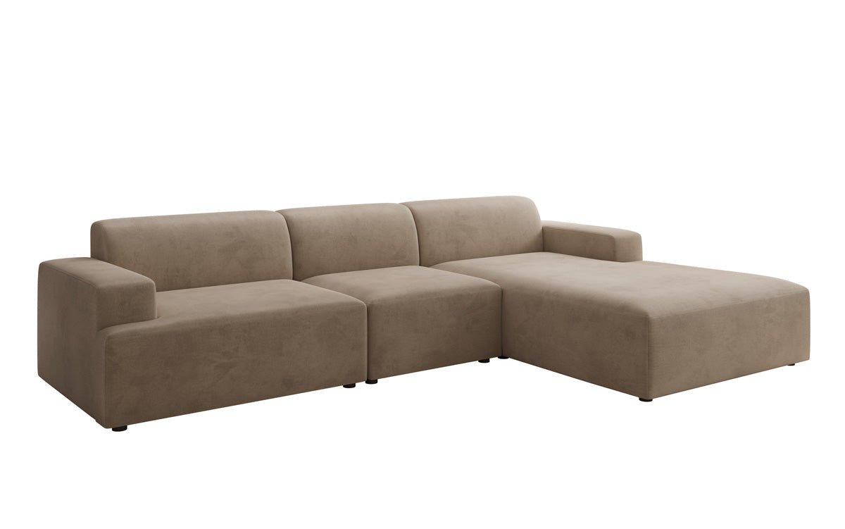 Designer Sofa Monza L Maxi in Samt