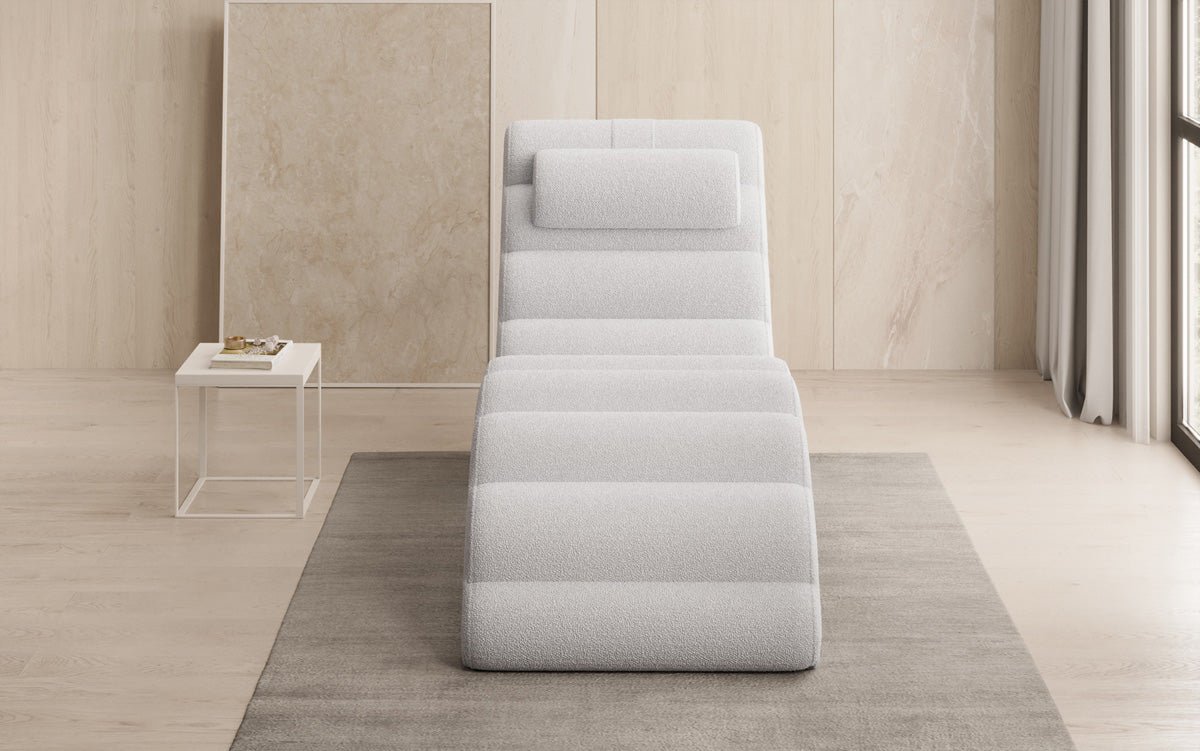 Designer Relax-Liege Malina in Bouclé