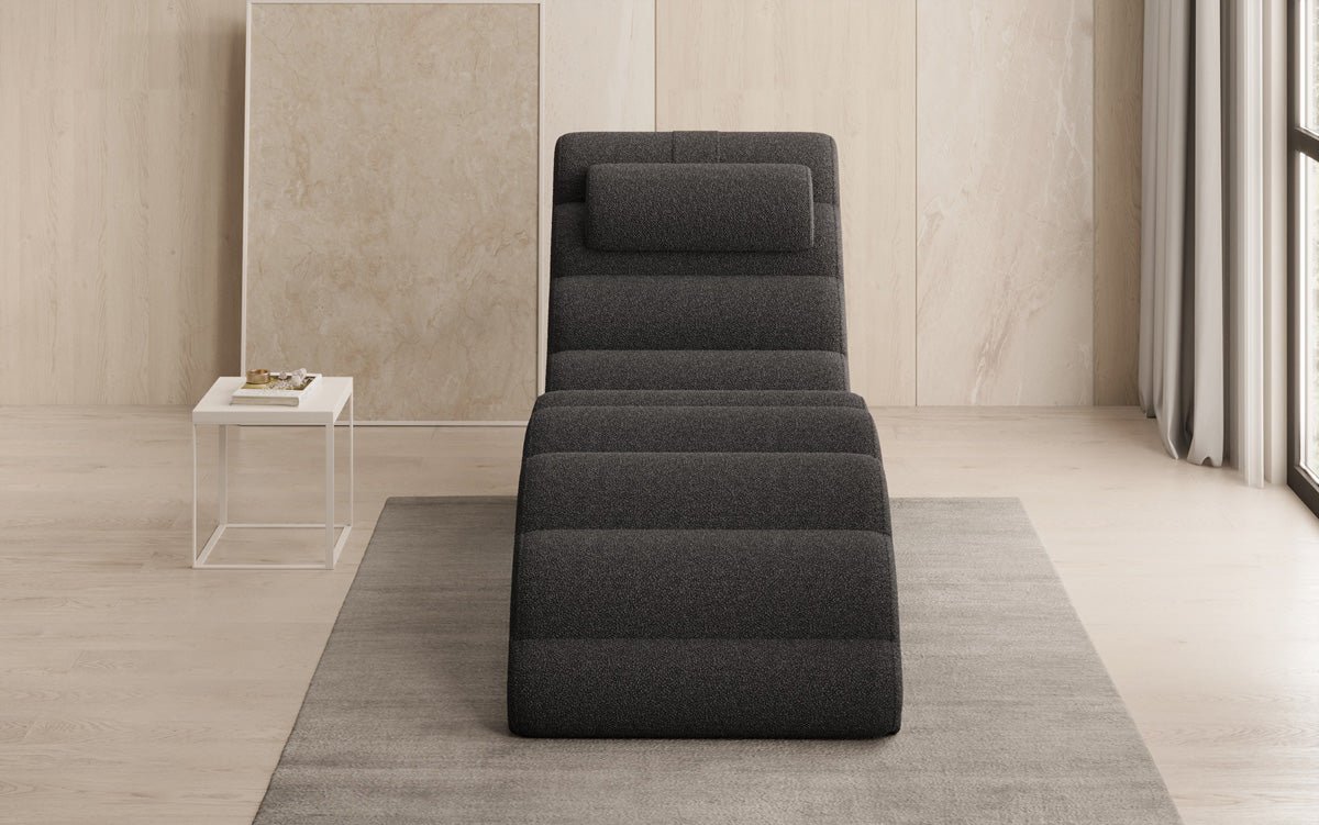 Designer Relax-Liege Malina in Bouclé