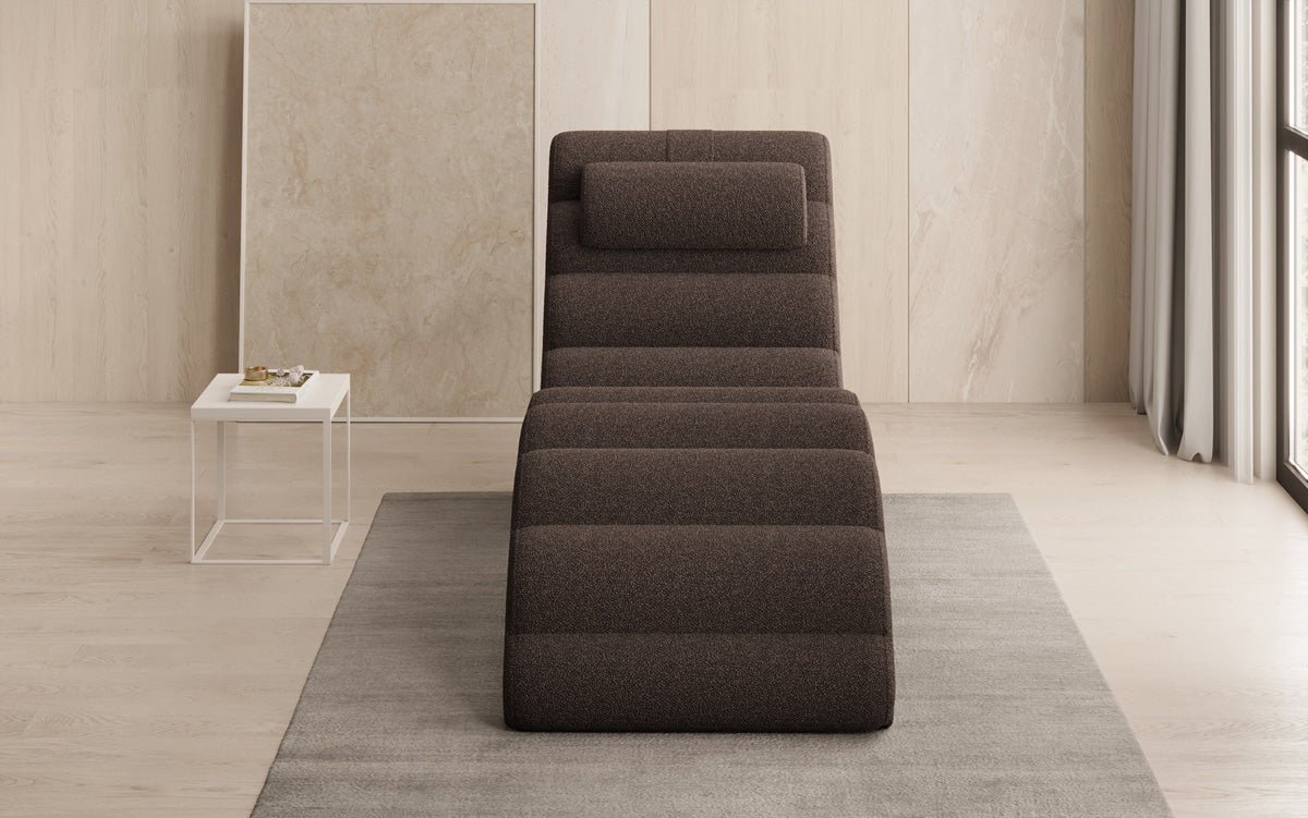 Designer Relax-Liege Malina in Bouclé