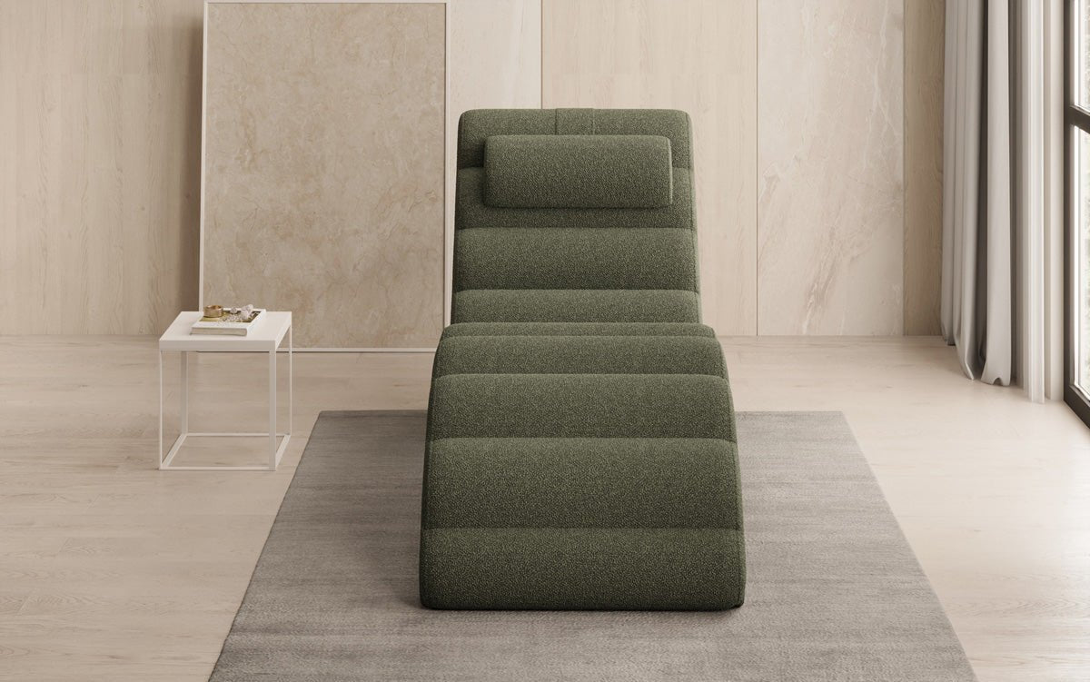 Designer Relax-Liege Malina in Bouclé