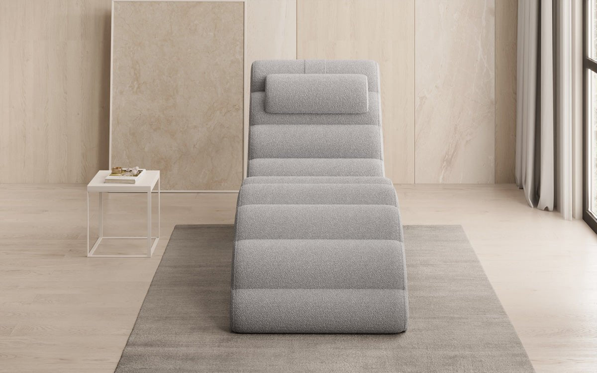 Designer Relax-Liege Malina in Bouclé