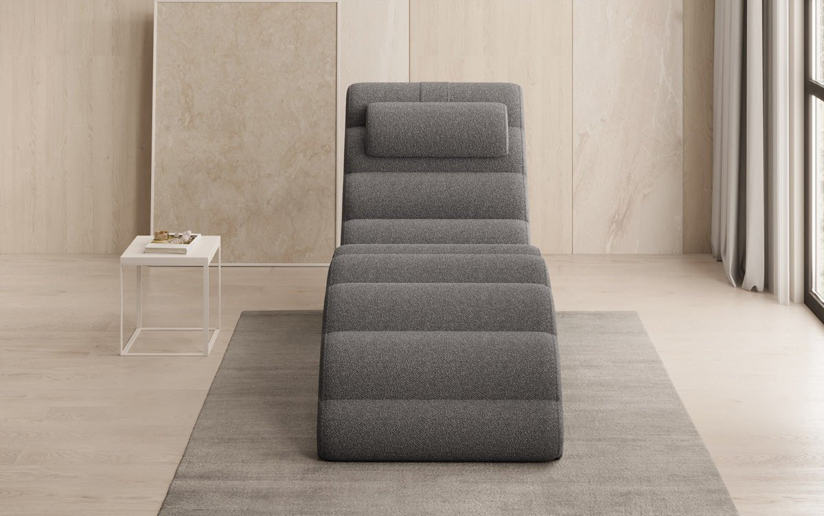 Designer Relax-Liege Malina in Bouclé