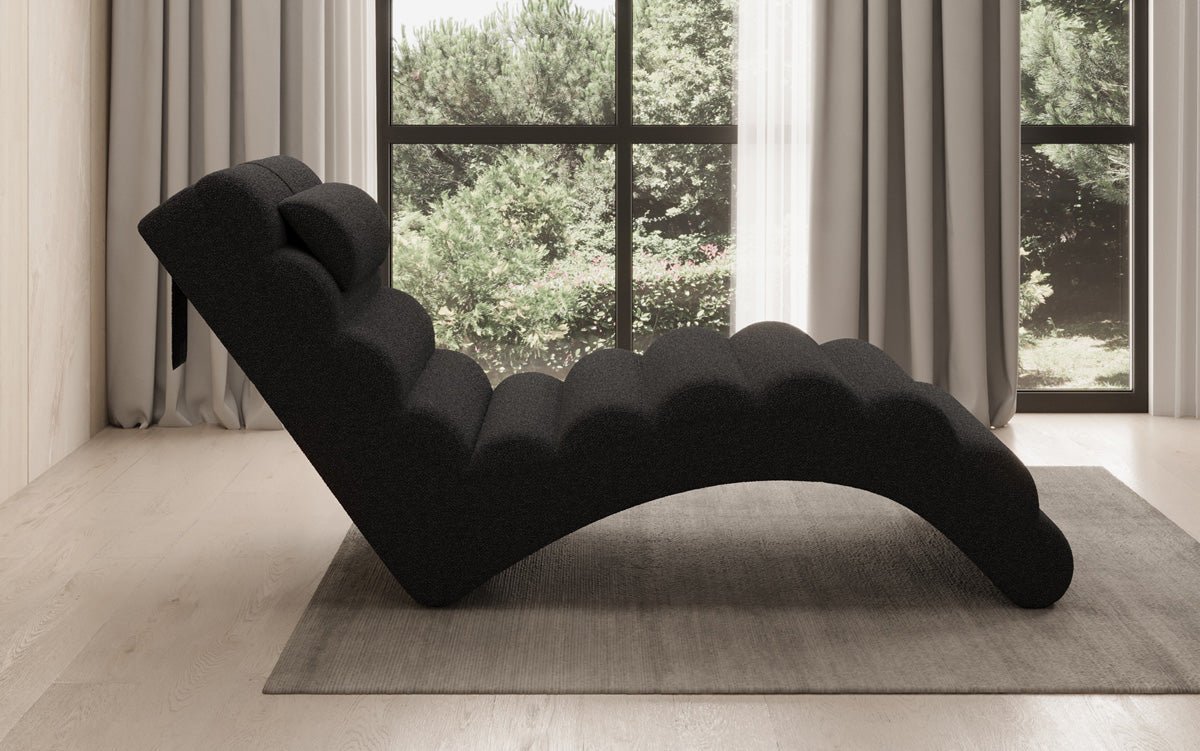 Designer Relax-Liege Malina in Bouclé