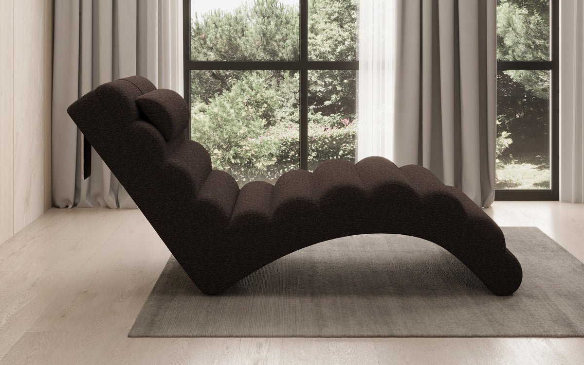 Designer Relax-Liege Malina in Bouclé