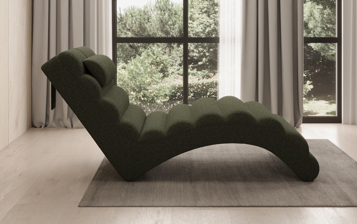 Designer Relax-Liege Malina in Bouclé