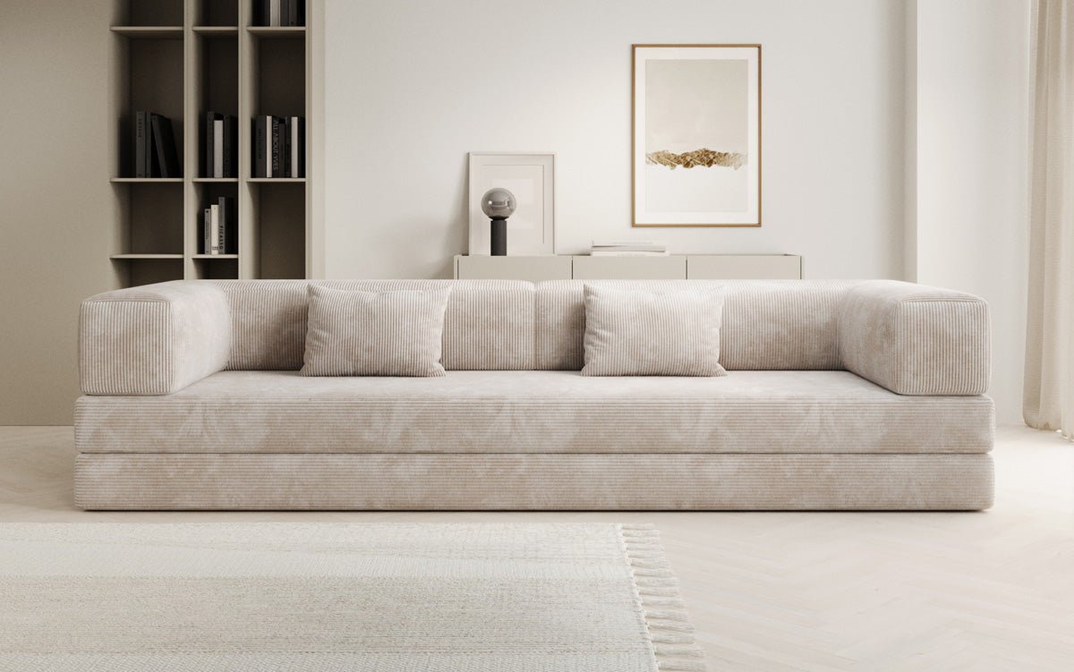Designer Sofa Lazy 3 Sitzer XXL in Cord