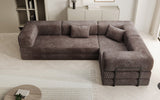 Designer Sofa Lazy L geschlossen in Cord
