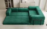 Designer Sofa Lazy L geschlossen in Samt