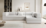 Designer Sofa Lazy L in Bouclé