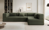 Designer Sofa Lazy L in Bouclé