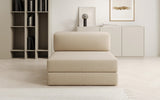Designer Sofa Mittelmodul Lazy in Bouclé