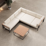 Euphoria – Ecklounge & Tisch aus Aluminium | Aevora™ Kollektion