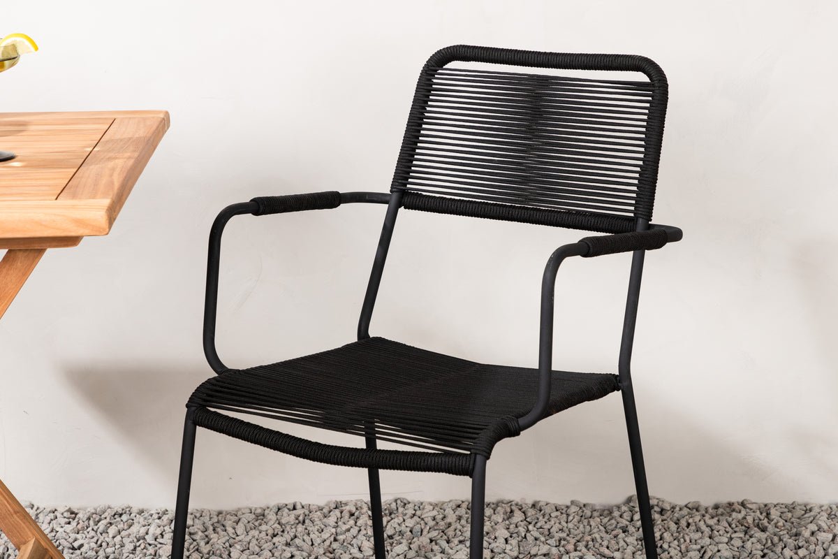 Garten Cafegruppe Elbe – 3-teiliges Gartenmöbel-Set 70x70 cm