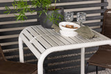 Garten Cafegruppe Novel – 3-teiliges Gartenmöbel-Set mit braunen Stühlen