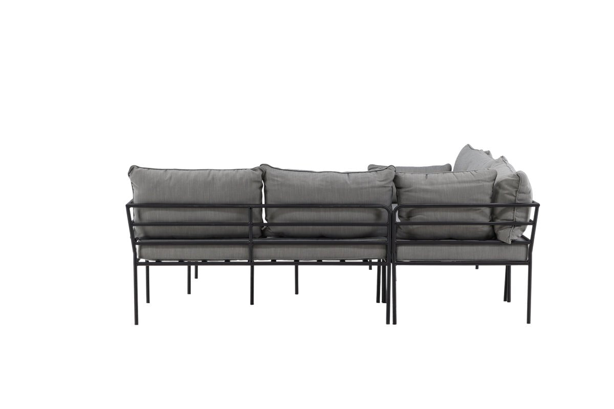 Garten Loungeset Felicita – Ecksofa mit 4 Sitzplätzen und Couchtisch