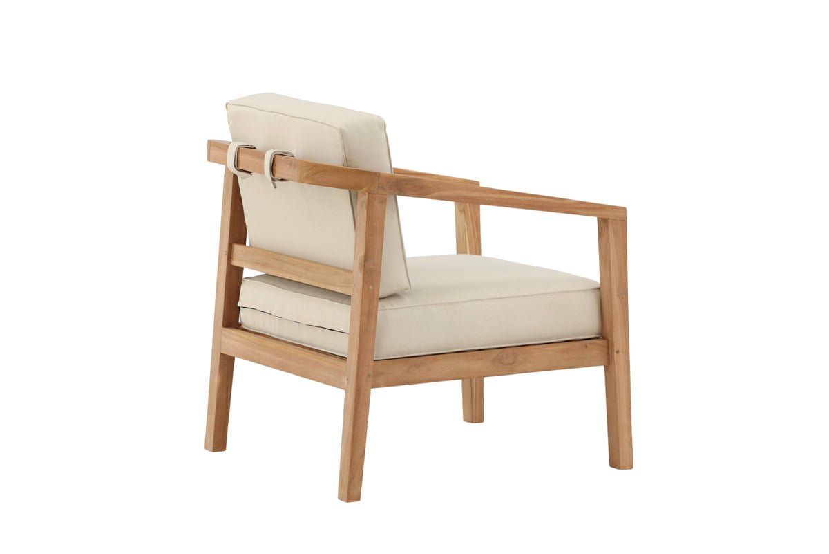 Garten Stuhlkissen Africa - aus Polyester in Beige